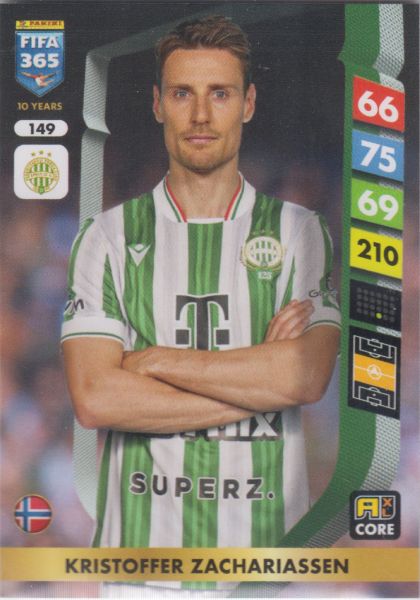 FIFA25 - 149 - Kristoffer Zachariassen (Ferencvárosi TC)