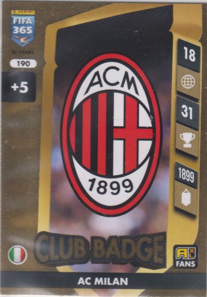 FIFA25 - 190 - Club Badge (AC Milan)