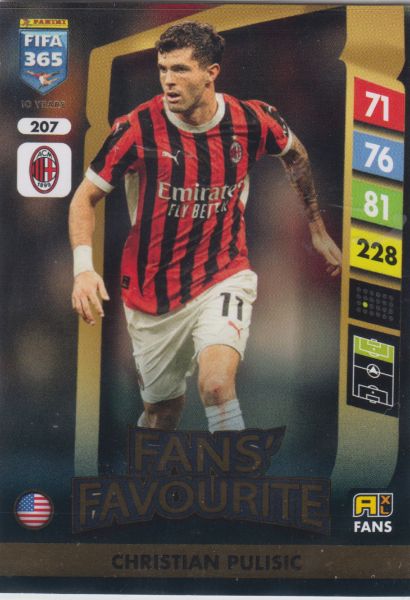 FIFA25 - 207 - Christian Pulisic (AC Milan) - Fans' Favourite