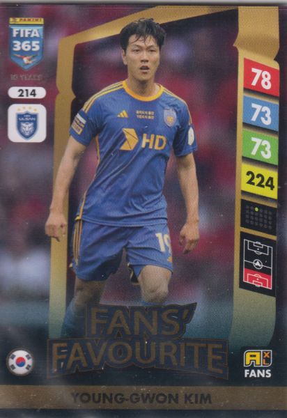 FIFA25 - 214 - Kim Young-gwon (Ulsan HD FC) - Fans' Favourite