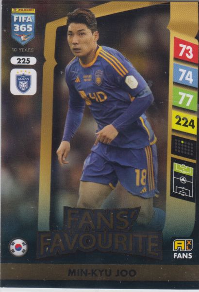 FIFA25 - 225 - Joo Min-kyu (Ulsan HD FC) - Fans' Favourite