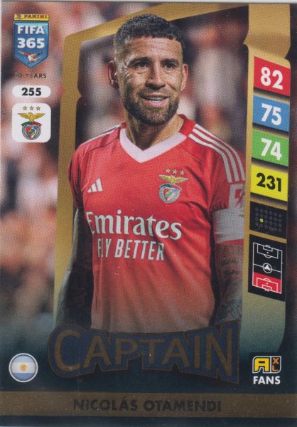 FIFA25 - 255 - Nicolás Otamendi (SL Benfica) - Captain