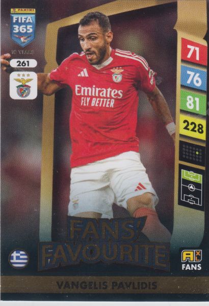 FIFA25 - 261 - Vangelis Pavlidis (SL Benfica) - Fans' Favourite