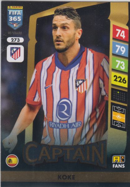 FIFA25 - 273 - Koke (Atlético de Madrid) - Captain