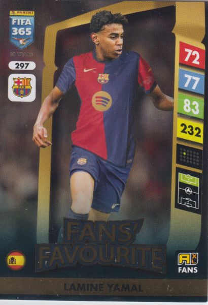 FIFA25 - 297 - Lamine Yamal (FC Barcelona) - Fans' Favourite