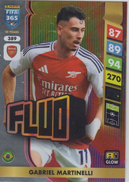 FIFA25 - 389 - Gabriel Martinelli (Arsenal) - Fluo