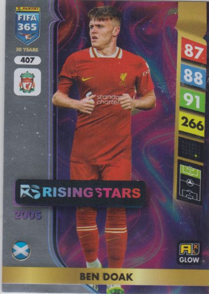 FIFA25 - 407 - Ben Doak (Liverpool) - Rising Stars