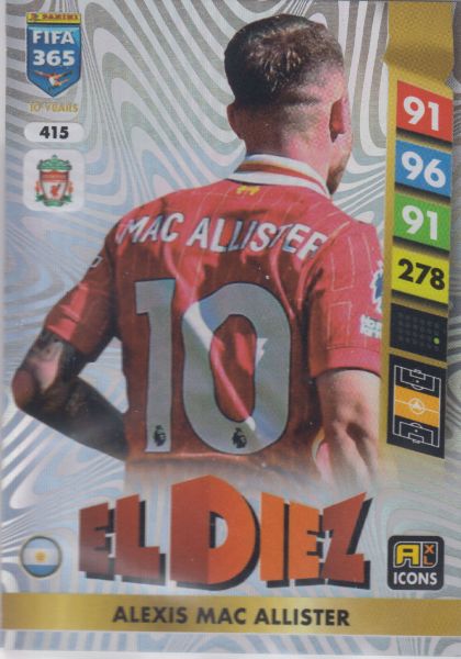 FIFA25 - 415 - Alexis Mac Allister (Liverpool) - El Diez