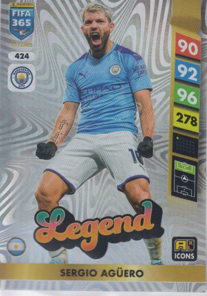 FIFA25 - 424 - Sergio Agüero (Manchester City) - Legends