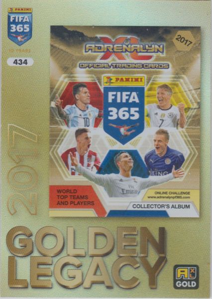 FIFA25 – 434 - Panini FIFA 365 2017 - Golden Legacy