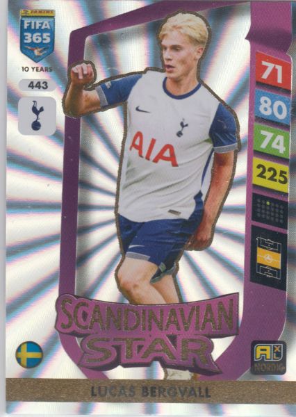 FIFA25 – 443 - Lucas Bergvall (Tottenham Hotspur) - Scandinavian Star