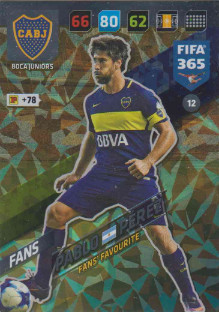 FIFA365 17-18 012 Pablo Pérez - Fans' Favourite - Boca Juniors