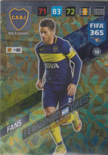 FIFA365 17-18 013 Fernando Gago - Fans' Favourite - Boca Juniors