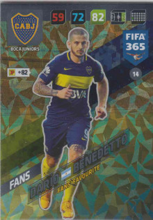 FIFA365 17-18 014 Darío Benedetto - Fans' Favourite - Boca Juniors