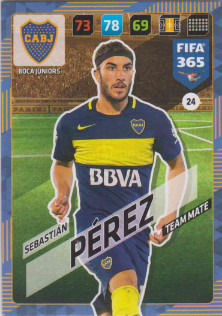 FIFA365 17-18 024 Sebastián Pérez - Team Mate - Boca Juniors