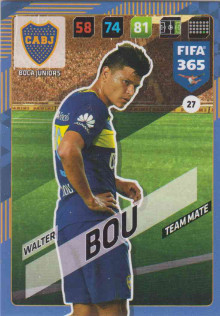 FIFA365 17-18 027 Walter Bou - Team Mate - Boca Juniors