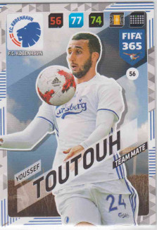 FIFA365 17-18 056 Youssef Toutouh - Team Mate - FC København