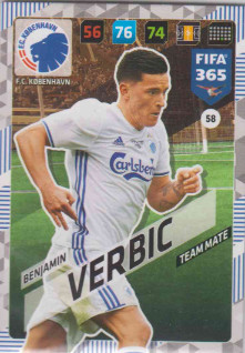 FIFA365 17-18 058 Benjamin Verbic - Team Mate - FC København