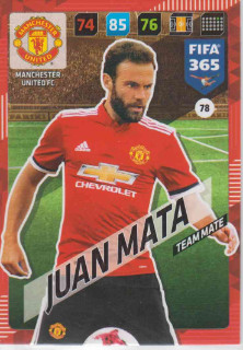 FIFA365 17-18 078 Juan Mata - Team Mate - Manchester United FC