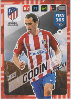FIFA365 17-18 090 Diego Godín - Team Mate - Atlético de Madrid