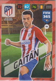 FIFA365 17-18 094 Nico Gaitán - Team Mate - Atlético de Madrid