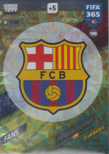 FIFA365 17-18 100 Club Badge FC Barcelona - Club Badge - FC Barcelona