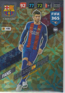 FIFA365 17-18 101 Gerard Piqué - Fans' Favourite - FC Barcelona