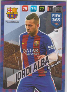 FIFA365 17-18 107 Jordi Alba - Team Mate - FC Barcelona