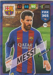 FIFA365 17-18 115 Lionel Messi - Team Mate - FC Barcelona