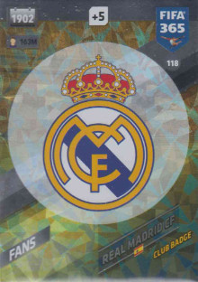 FIFA365 17-18 118 Club Badge Real Madrid CF - Club Badge - Real Madrid CF