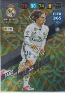 FIFA365 17-18 120 Luka Modric - Fans' Favourite - Real Madrid CF