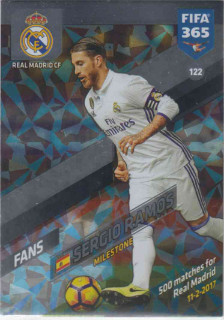 FIFA365 17-18 122 Sergio Ramos - Milestone - Real Madrid CF