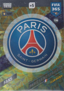 FIFA365 17-18 136 Club Badge Paris Saint-Germain - Club Badge - Paris Saint-Germain