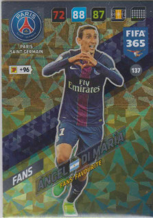 FIFA365 17-18 137 Ángel Di María - Fans' Favourite - Paris Saint-Germain