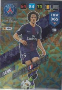 FIFA365 17-18 139 Adrien Rabiot - Fans' Favourite - Paris Saint-Germain