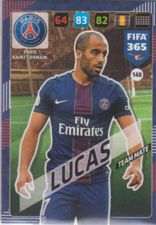 FIFA365 17-18 148 Lucas - Team Mate - Paris Saint-Germain