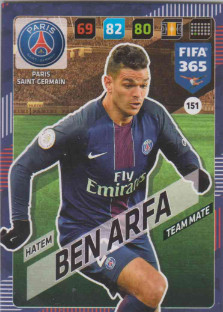 FIFA365 17-18 151 Hatem Ben Arfa - Team Mate - Paris Saint-Germain