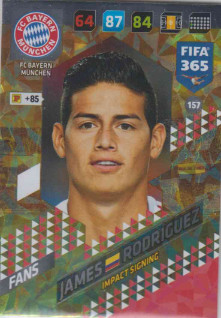 FIFA365 17-18 157 James Rodríguez Impact Signing FC Bayern München