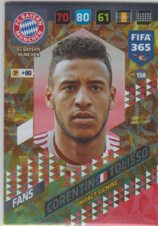 FIFA365 17-18 158 Corentin Tolisso Impact Signing FC Bayern München