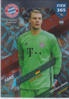 FIFA365 17-18 159 Manuel Neuer Milestone FC Bayern München