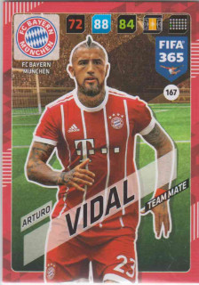 FIFA365 17-18 167 Arturo Vidal Team Mate FC Bayern München