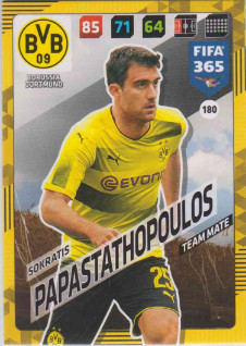 FIFA365 17-18 180 Sokratis Papastathopoulos Team Mate Borussia Dortmund