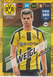 FIFA365 17-18 186 Julian Weigl Team Mate Borussia Dortmund