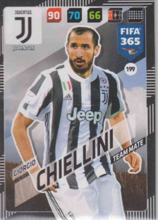 FIFA365 17-18 199 Giorgio Chiellini Team Mate Juventus