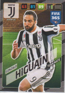 FIFA365 17-18 204 Gonzalo Higuaín Team Mate Juventus