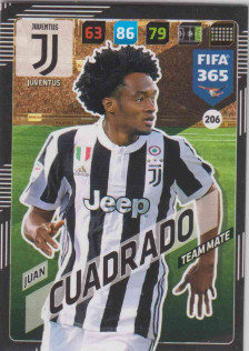 FIFA365 17-18 206 Juan Cuadrado Team Mate Juventus