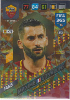 FIFA365 17-18 212 Maxime Gonalons Impact Signing AS Roma