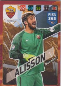 FIFA365 17-18 214 Alisson Team Mate AS Roma