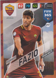 FIFA365 17-18 217 Federico Fazio Team Mate AS Roma