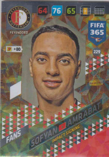 FIFA365 17-18 229 Sofyan Amrabat Impact Signing Feyenoord
